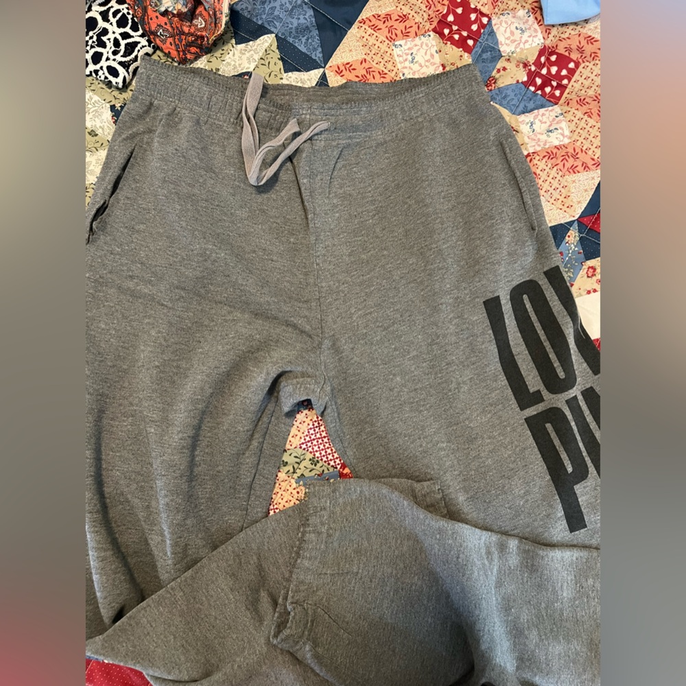 Victorias Secret Pink Grey Sweatpants
